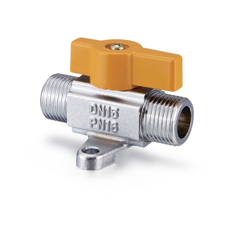 Válvula esfera de latão YH-212 com base (M/M)