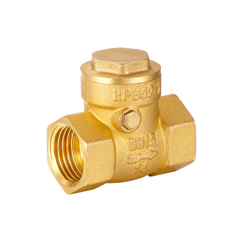Válvula de retenção horizontal de latão YH-402